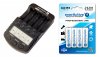 ładowarka everActive NC-1000 PLUS + 4 x R6/AA everActive 2600 ładowarka everActive NC-1000 PLUS + 4 x R6/AA everActive 2600