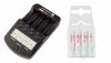 ładowarka everActive NC-1000 PLUS + 4 x R03/AAA Fujitsu 800mAh ładowarka everActive NC-1000 PLUS + 4 x R03/AAA Fujitsu 800mAh