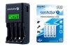 ładowarka everActive NC-450 Black + 4 x R03/AAA everActive 1000 ładowarka everActive NC-450 Black + 4 x R03/AAA everActive 1000