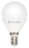 Żarówka LED SMD2835 5W E14 kulka ciepła ACCURA Żarówka LED SMD2835 5W E14 kulka ciepła ACCURA