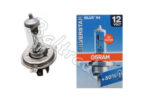 Osram H4 SilverStar + 50% światła Osram H4 SilverStar + 50% światła