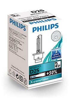 ŻARNIK XENON PHILIPS D2S X-TREME VISION ŻARNIK XENON PHILIPS D2S X-TREME VISION