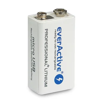 Ile wynosi faktyczna pojemność akumulatorka Li-ion everActive 9V Lithium+ Professional Line - 500 mAh, a może 1000 mAh?