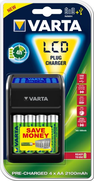 Ładowarka akumulatorków LCD Varta Ładowarka akumulatorków LCD Varta