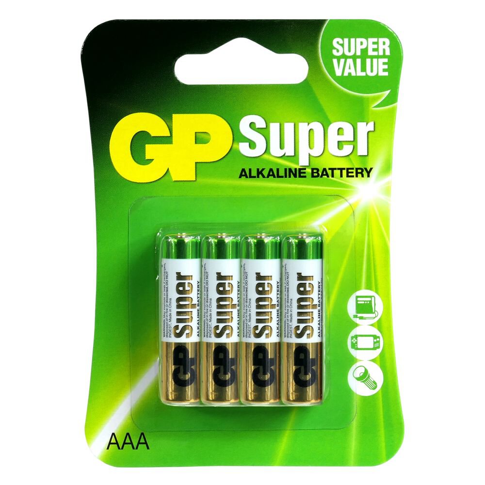 Bateria GP Super Alkaline LR03/AAA