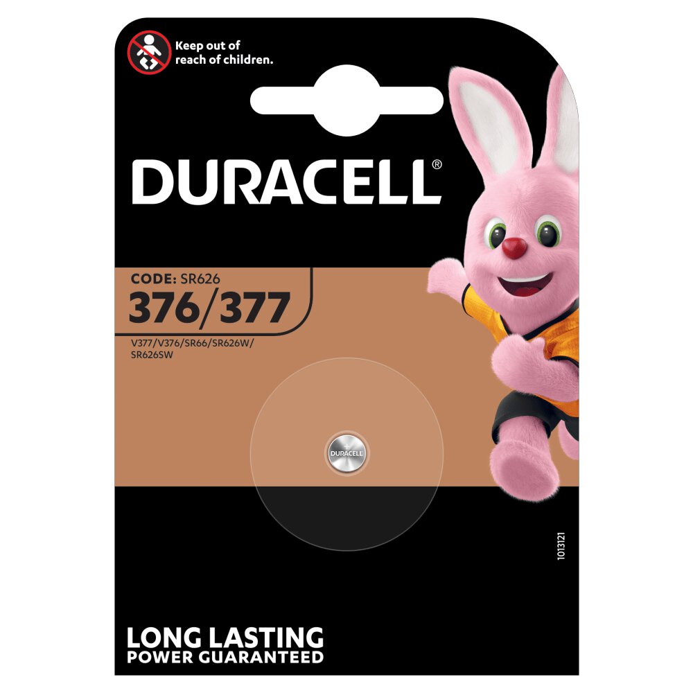 Bateria srebrowa Duracell 377