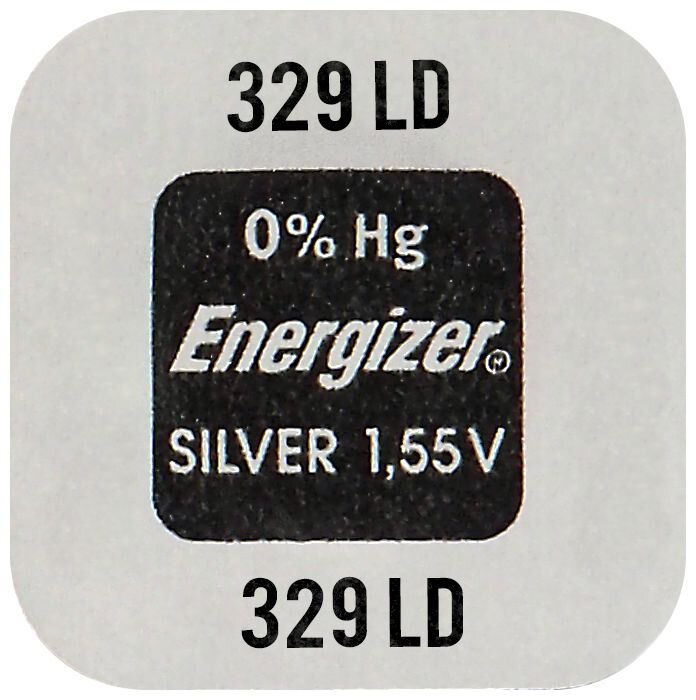 Bateria srebrowa Energizer 329