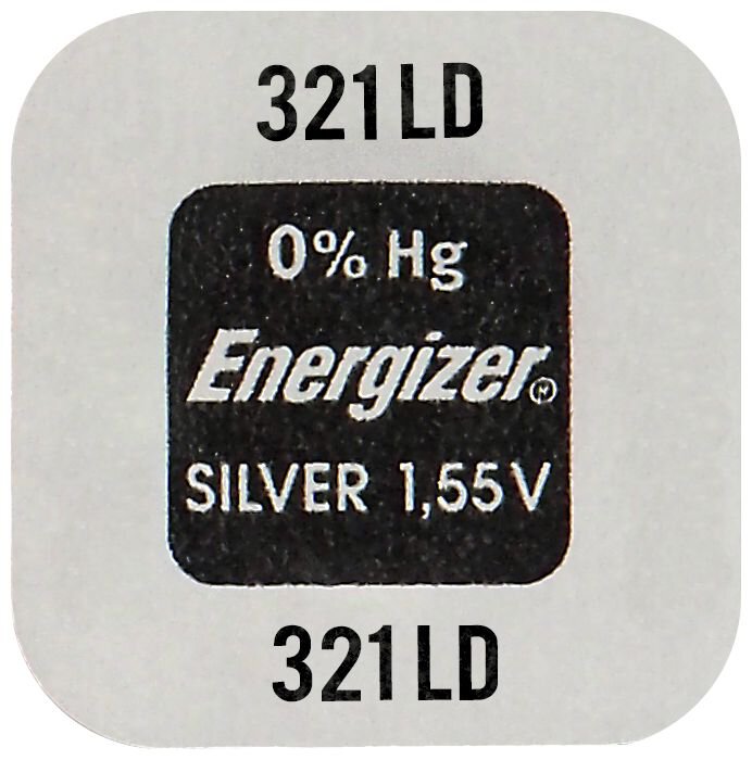 Bateria srebrowa Energizer 321
