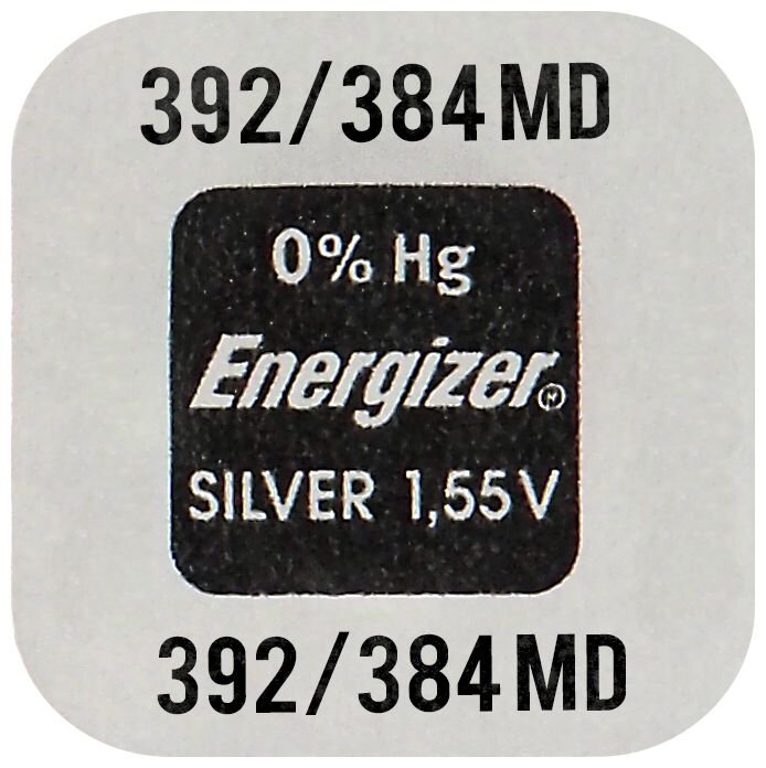 Bateria srebrowa Energizer 392