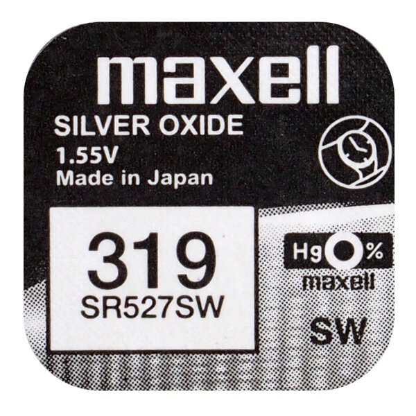 Bateria srebrowa Maxell 319