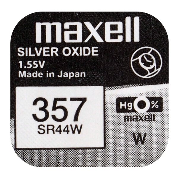Bateria srebrowa Maxell 357