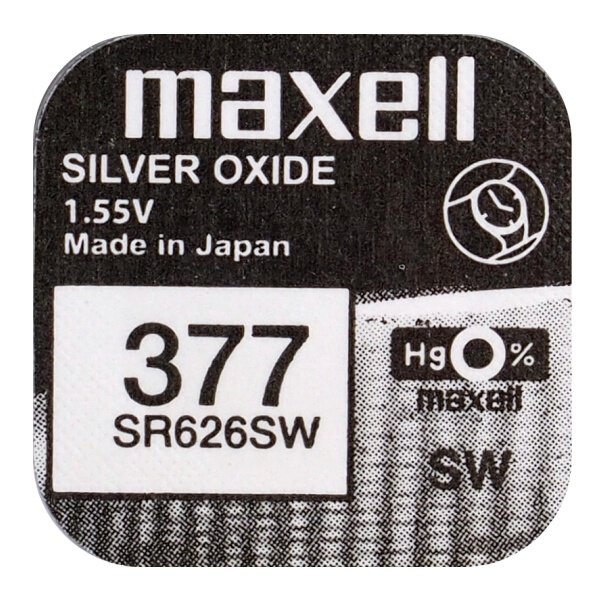 Bateria srebrowa Maxell 377