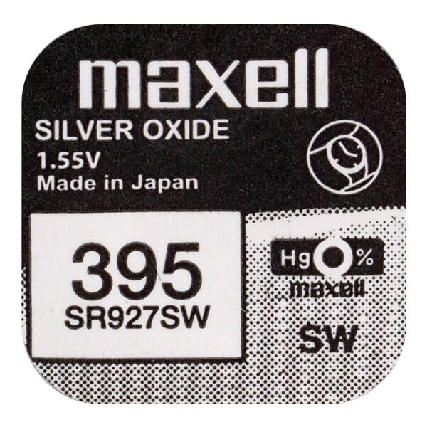 Bateria srebrowa Maxell 395