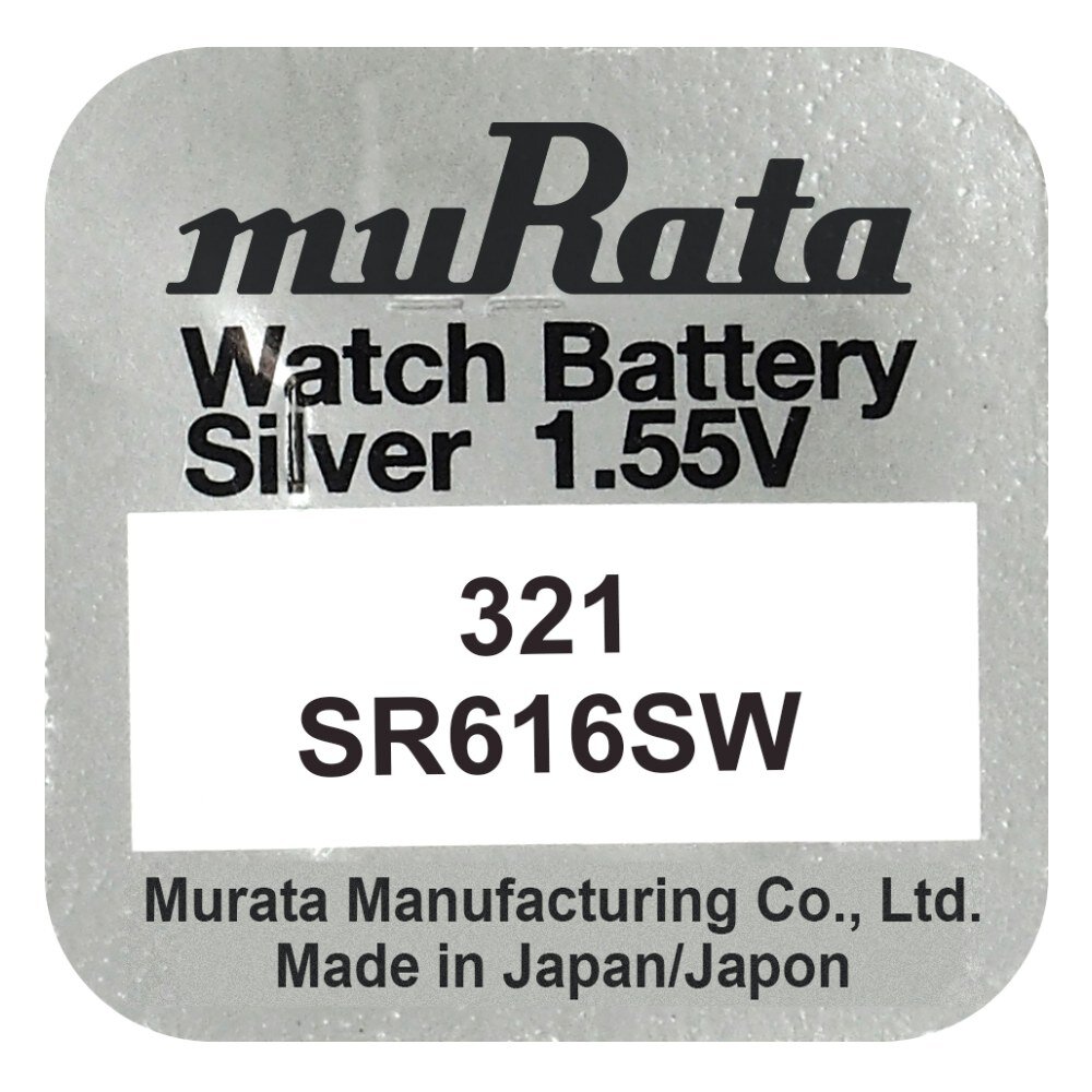 Bateria srebrowa Murata 321