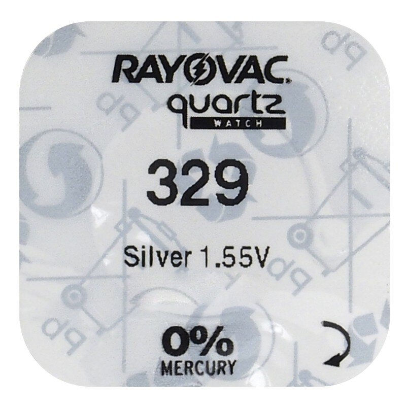 Bateria srebrowa Rayovac 329