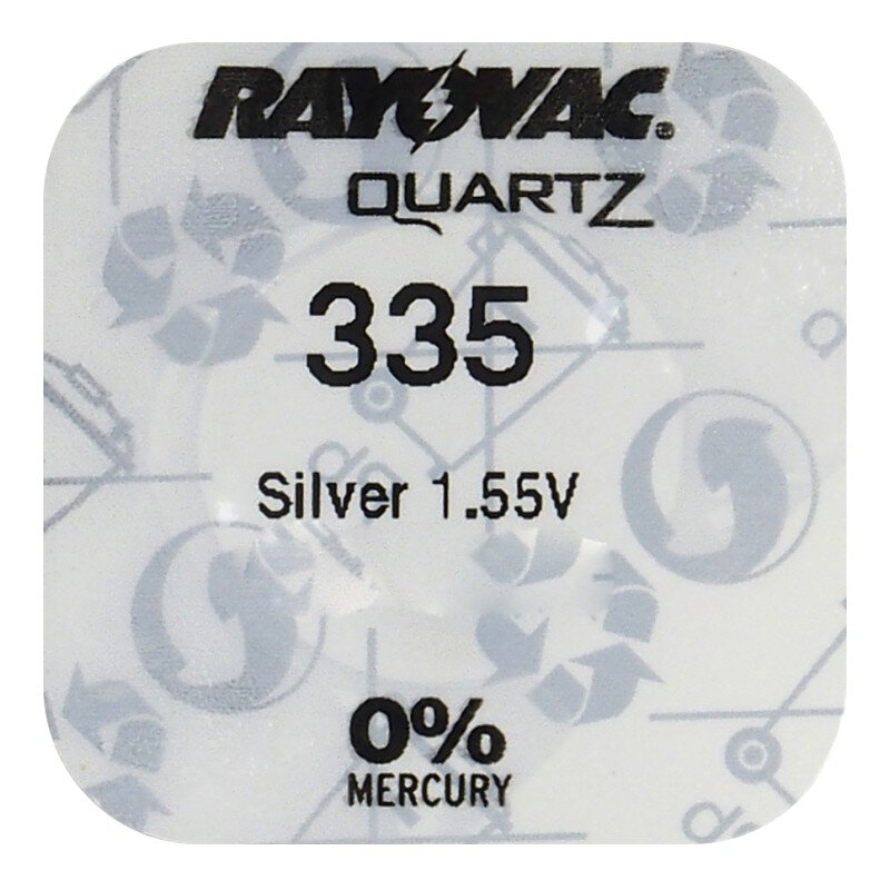 Bateria srebrowa Rayovac 335