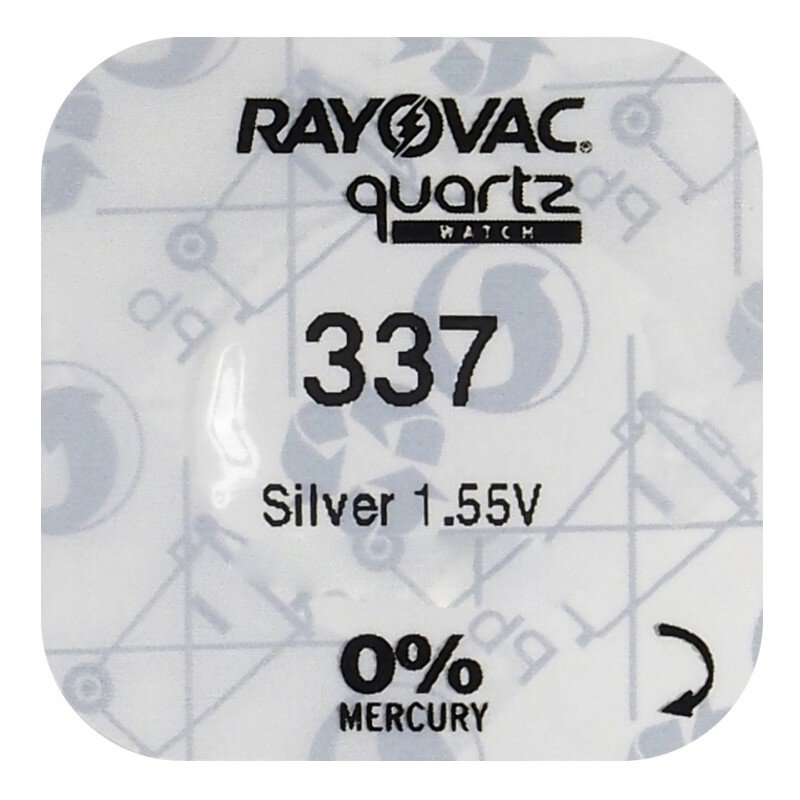 Bateria srebrowa Rayovac 337