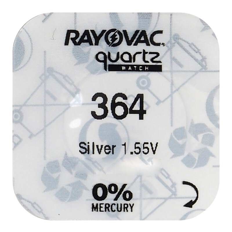 Bateria srebrowa Rayovac 364