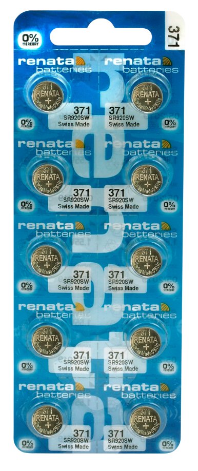 Bateria srebrowa Renata 371
