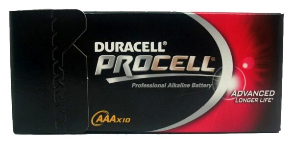 10 x bateria alkaliczna Duracell Procell LR03 AAA