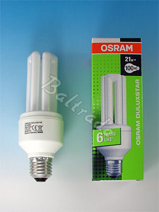 10x Świetlówka kompaktowa Osram Duluxstar 21W/E27