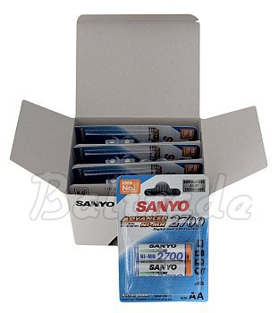 16 x Sanyo R6 AA Ni-MH 2700mAh - pakowane 2 szt. / blister