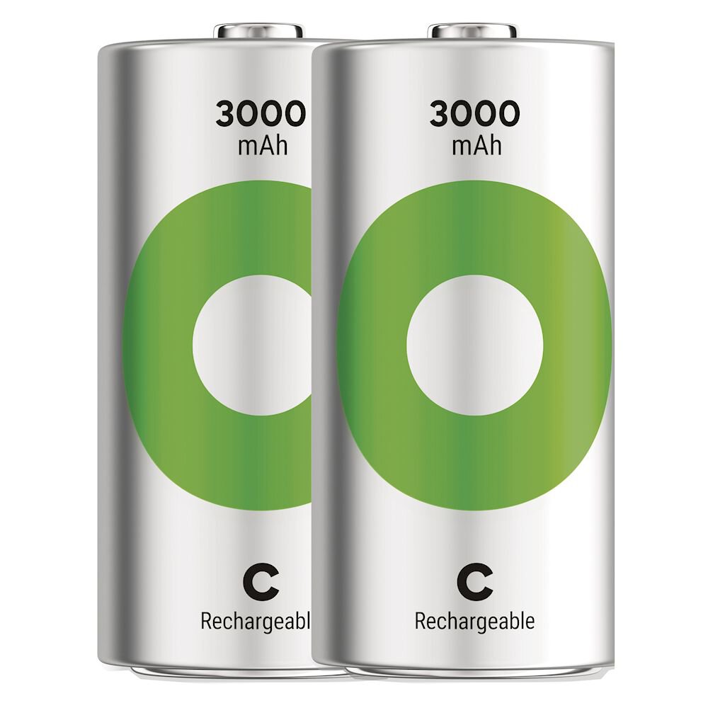 GP ReCyko 3000mAh R14/C - 2ks