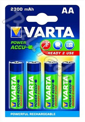 2 x akumulatorki Varta Ready2use R6 AA 2300mAh