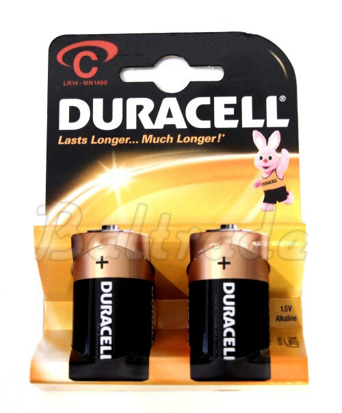 2 x bateria alkaliczna Duracell LR14 C (blister)