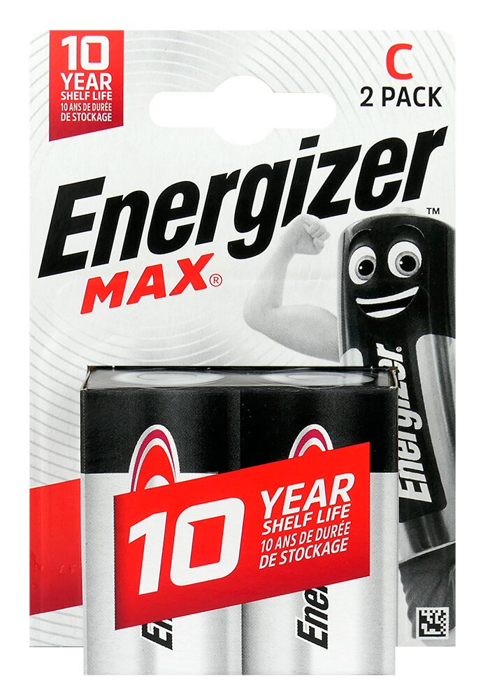 2 x bateria alkaliczna Energizer Max LR14/C (blister)
