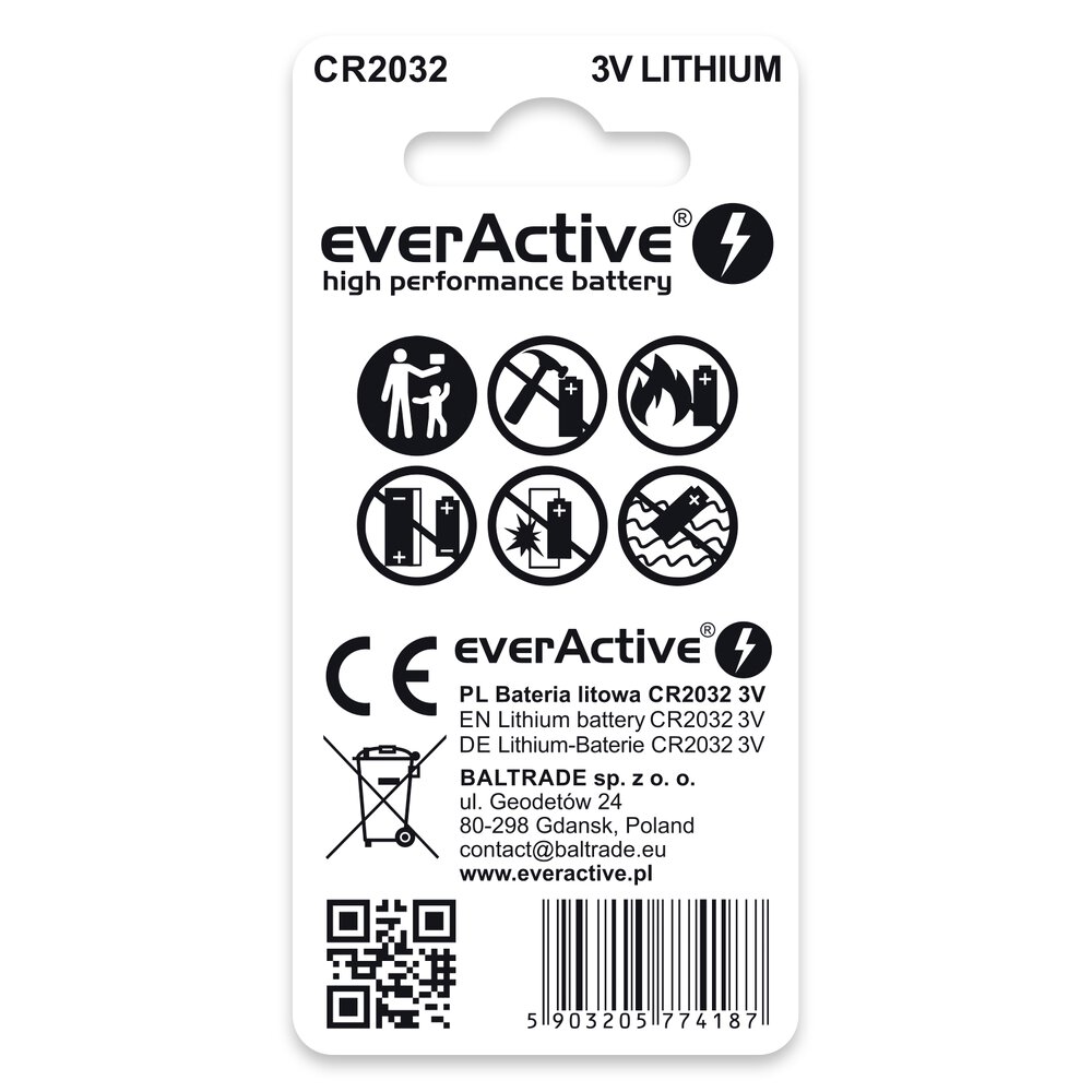 everActive CR2032 - 2ks
