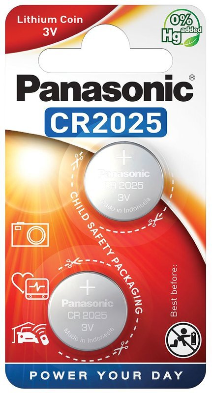 2 x bateria litowa mini Panasonic CR2025