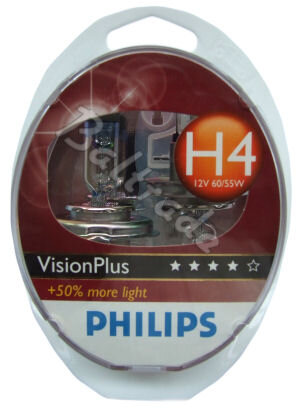 Baltrade.eu - B2B shop - 2 x H7 Philips Racing Vision GT car bulbs +200%
