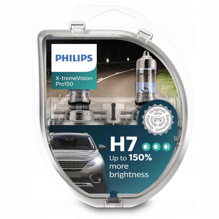 Philips H7 X-Treme Vision PRO +150% - 2 sztuki 