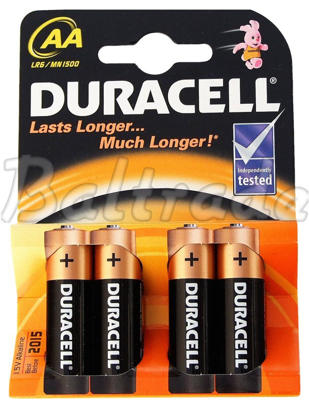 4 x bateria alkaliczna Duracell LR6 AA (blister)