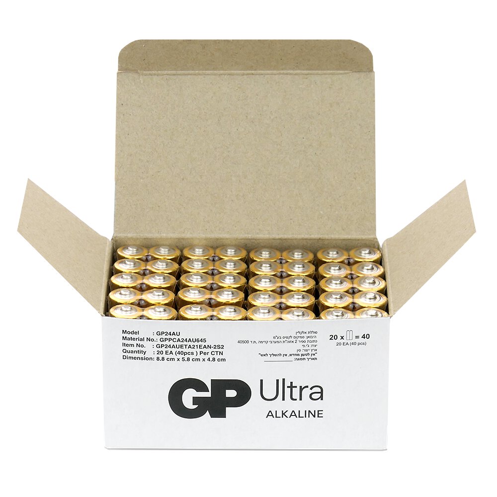 GP Ultra Alkaline G-TECH AAA / LR03 - 40ks