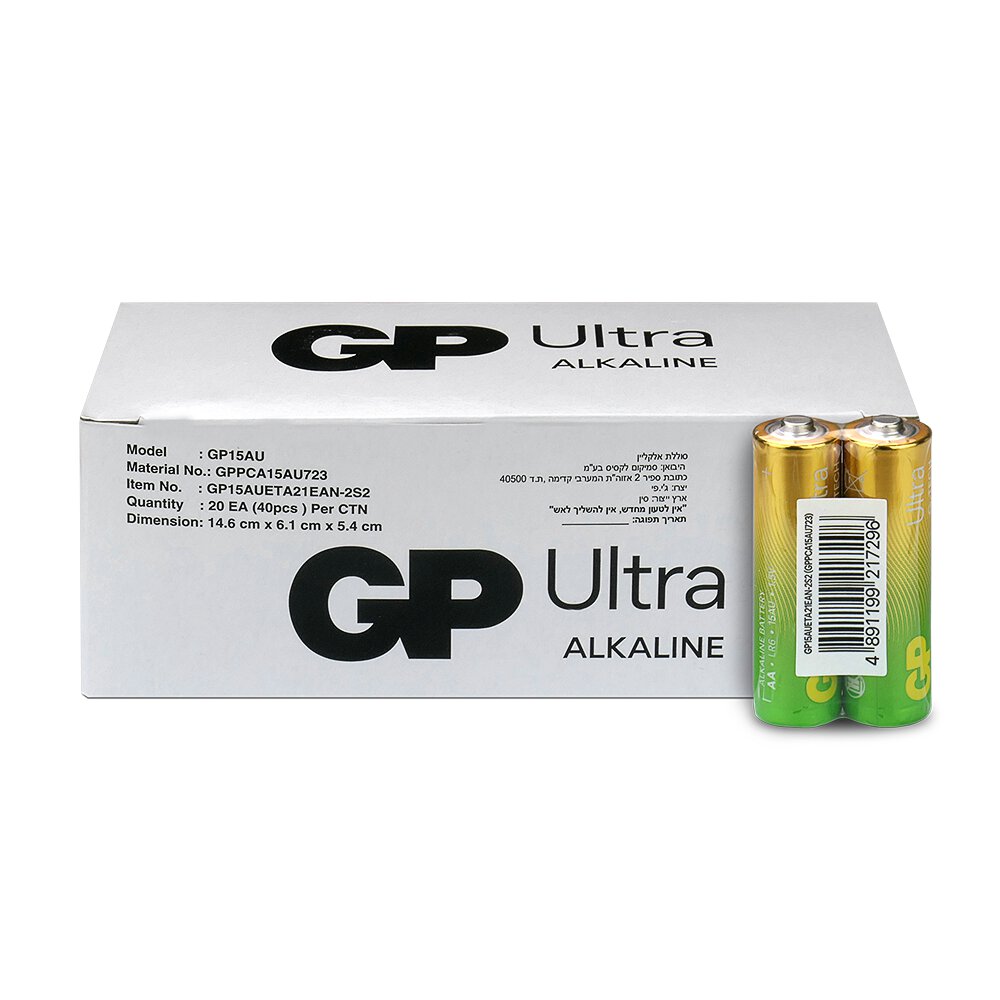 40 x bateria alkaliczna GP Ultra Alkaline G-TECH LR6 / AA