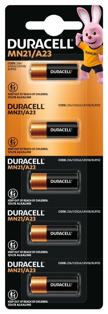 5 x bateria do pilota samochodowego Duracell A23 HSDC 5 x bateria do pilota samochodowego Duracell A23 HSDC