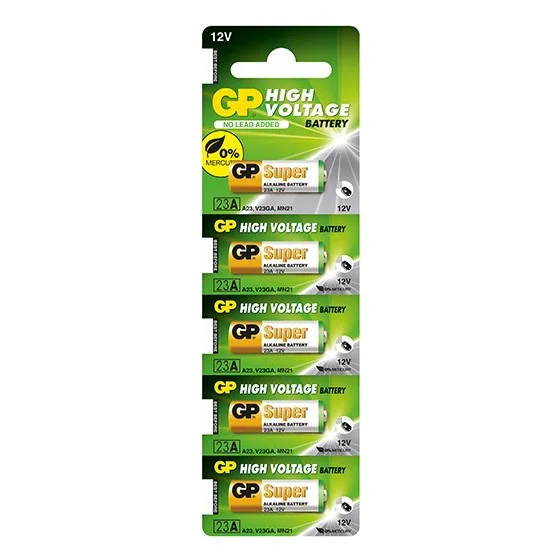 5 x GP 23A MN21 autobaterie pro dálkové ovládání