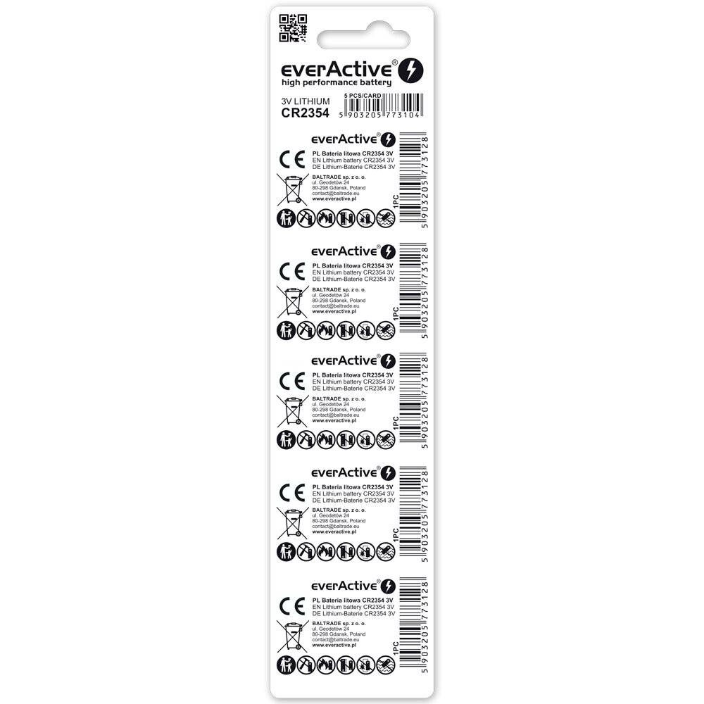everActive CR2354 Lithium - 5ks