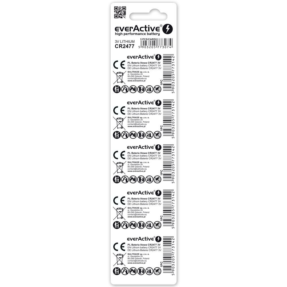 everActive CR2477 - 5ks