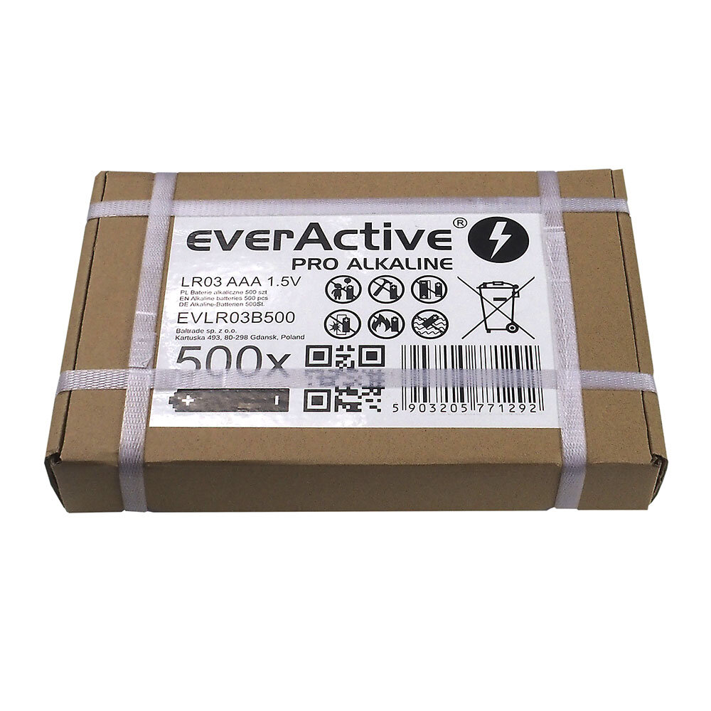 everActive Pro Alkaline LR03/AAA - 500ks