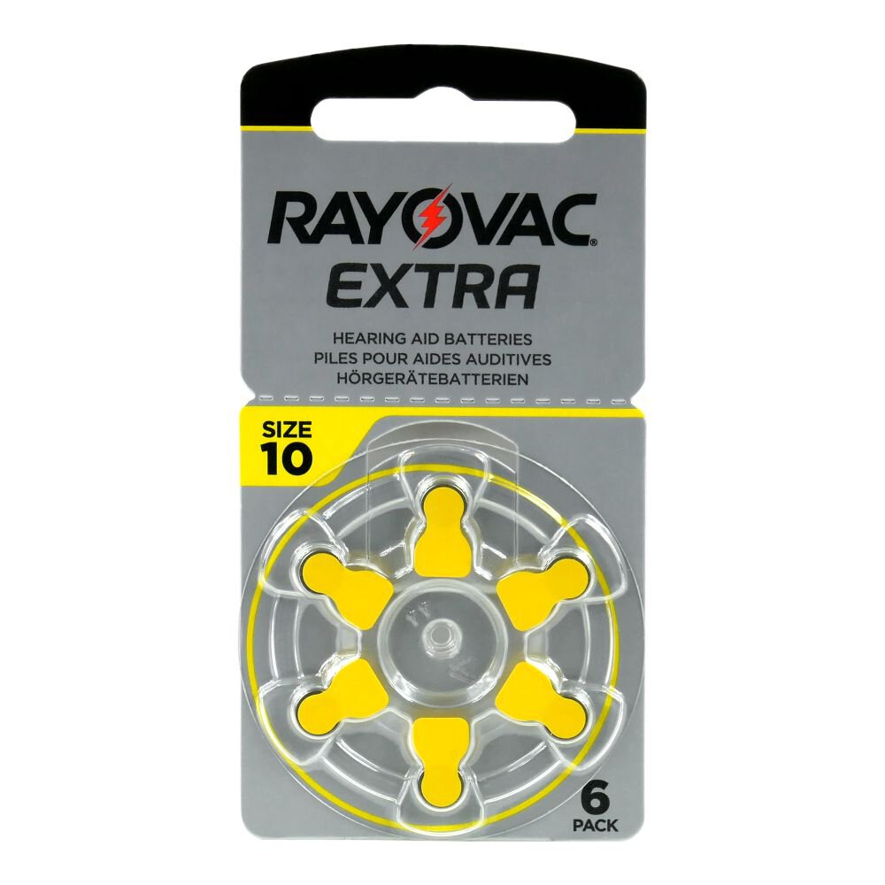 60 szt x baterie do aparatów słuchowych Rayovac Extra 10