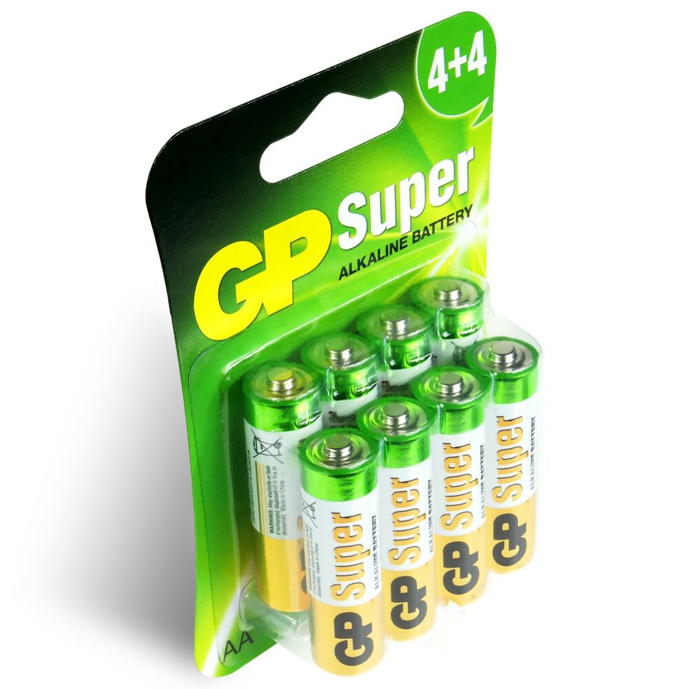 Аа gp super. GP lr6 (AA) super Alkaline. Батарейка GP супер алкалайн lr6 АА 8 шт.. Батарейка GP АА 8шт. GP super 8 шт.