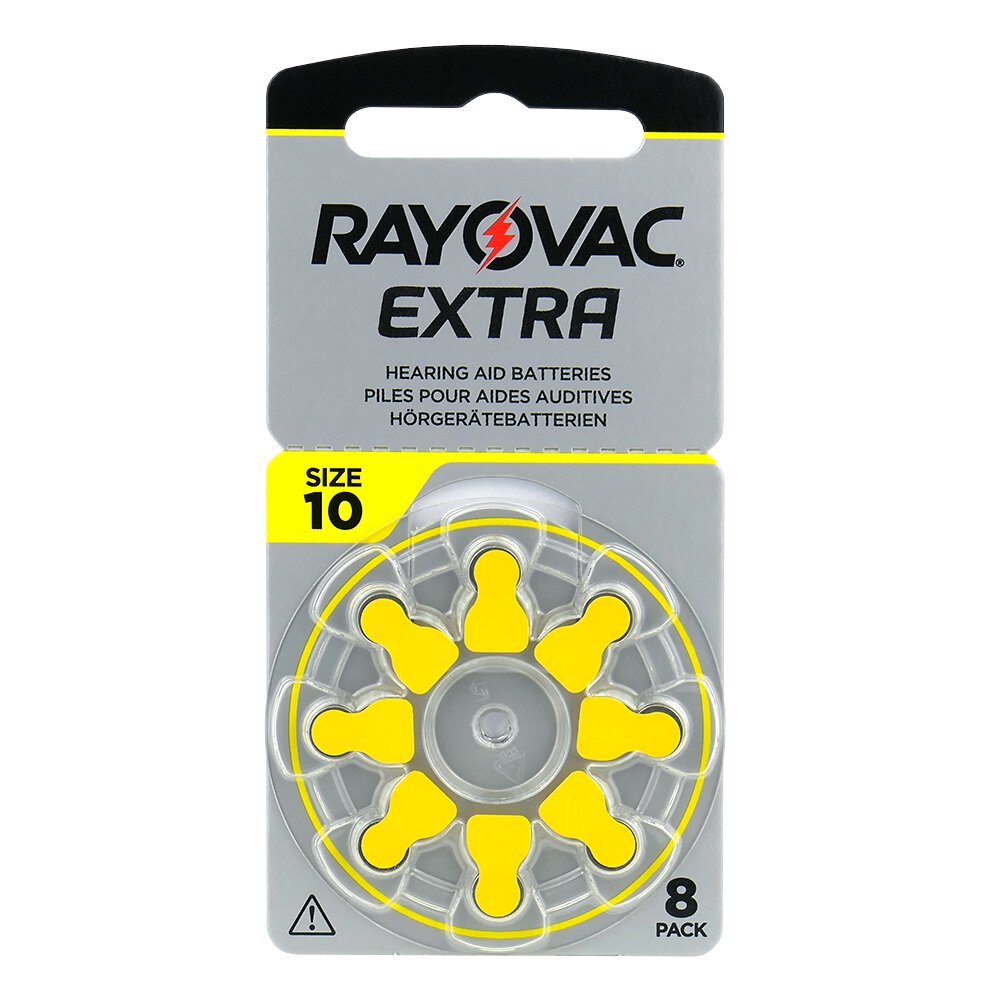 80 x baterie do aparatów słuchowych Rayovac Extra 10