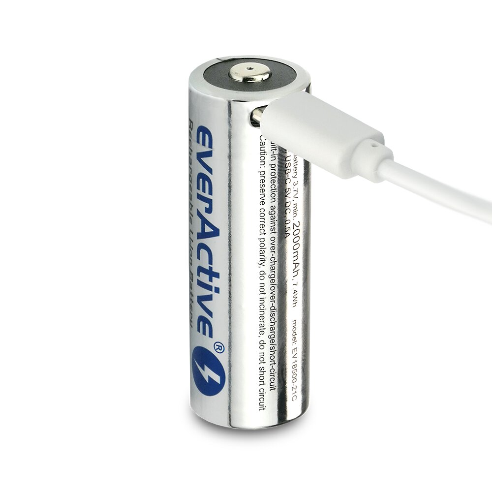 everActive 18500 2100mAh USB-C BOX