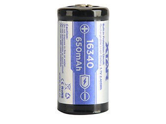 Xtar 16340/R-CR123 3.7V Li-ion 650mAh