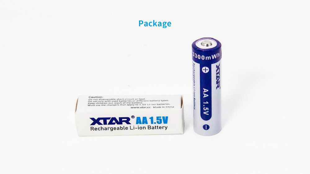 XTAR R6/AA 1.5V Li-ion 3300mWh 2000mAh BOX - 4ks