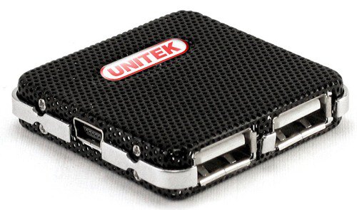 aluminiowy mini Hub USB 2.0 4-portowy Unitek Y-205