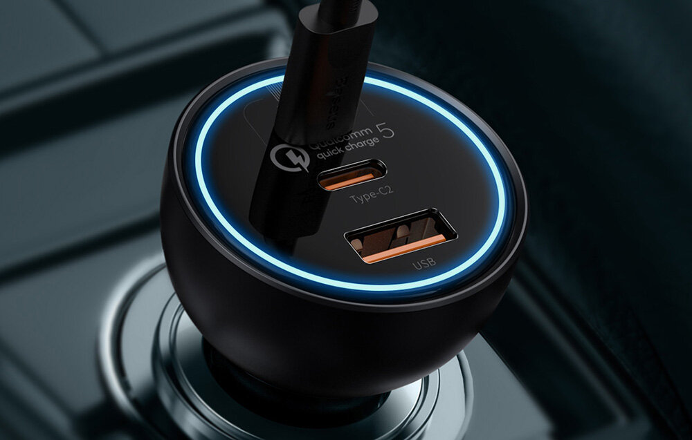 Baseus 160W 1xUSB 2xUSB-C TZCCZM-0G